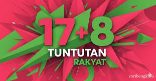 17+8 Tuntutan Rakyat